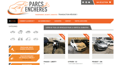 Desktop Screenshot of parcsencheres.net